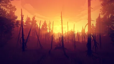 Firewatch game artwork